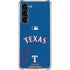MLB Texas Rangers Alternate/Away Jersey Galaxy S24 FE Clear Case